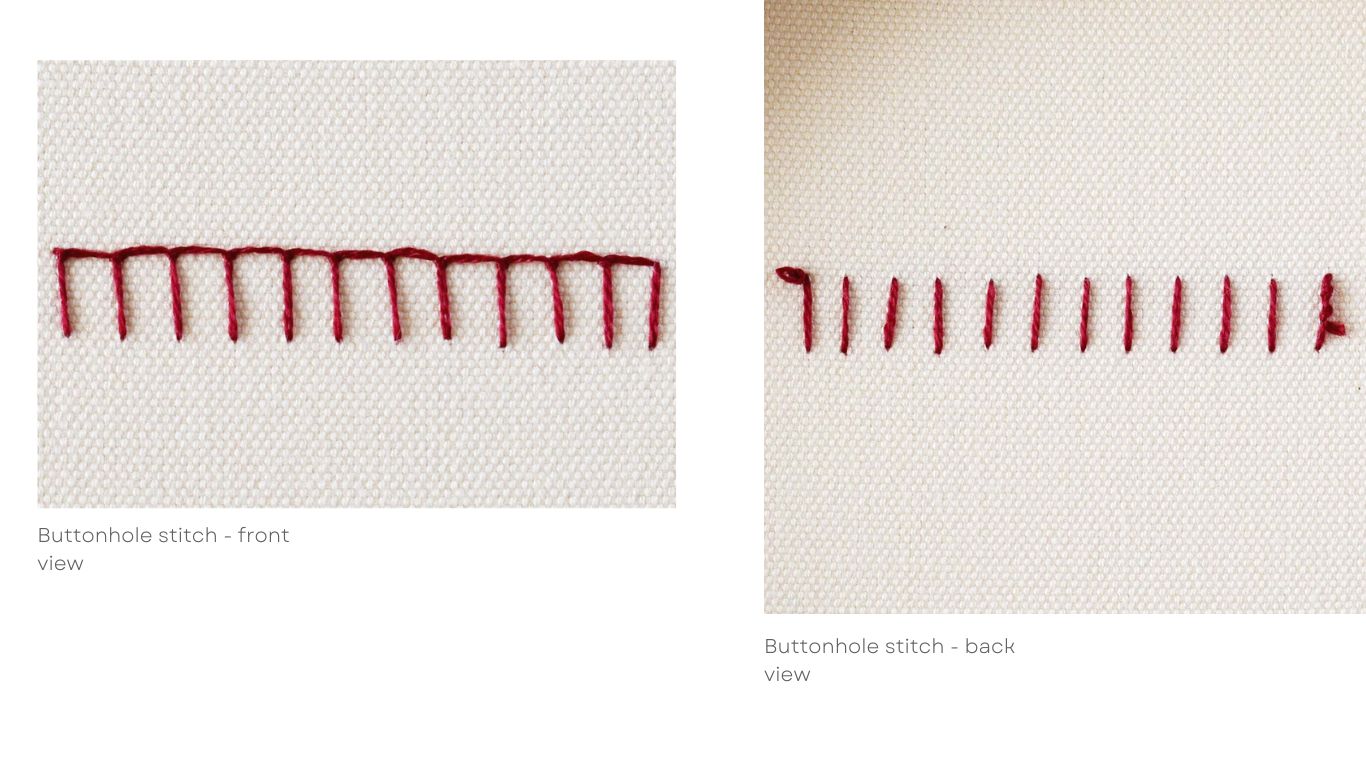 Buttonhole Stitch Practical Embroidery online school